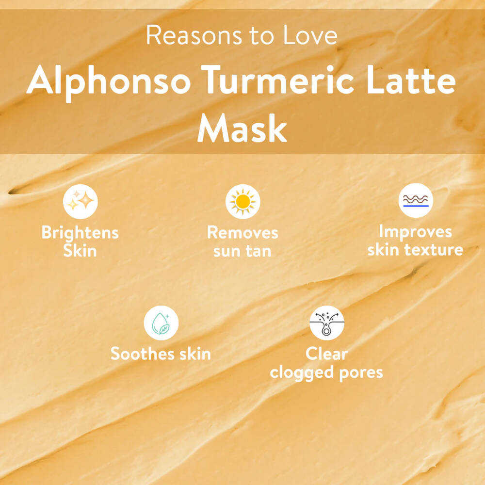 Belora Paris Alphonso Turmeric Latte Mask - Distacart