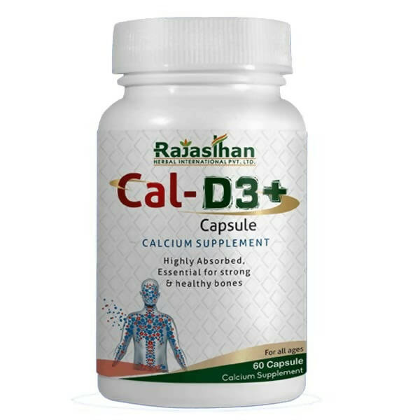 Rajasthan Herbals International Cal-D3+ Capsules - Distacart