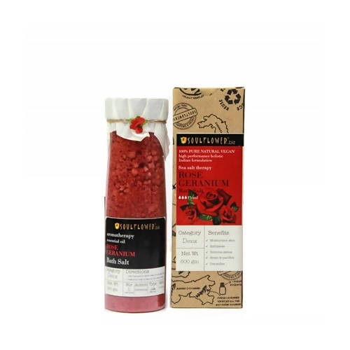 Soulflower Aromatherapy Essential Oil Ocean Blue Bath Salt