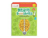 Thumbnail for Braintastic Brain Booster Game/Toy (6-99 Years)-Write & Wipe Reusable Activity Sheets with Marker & Jigsaw Puzzle Learning Tools for Kids 6+ Years - Distacart