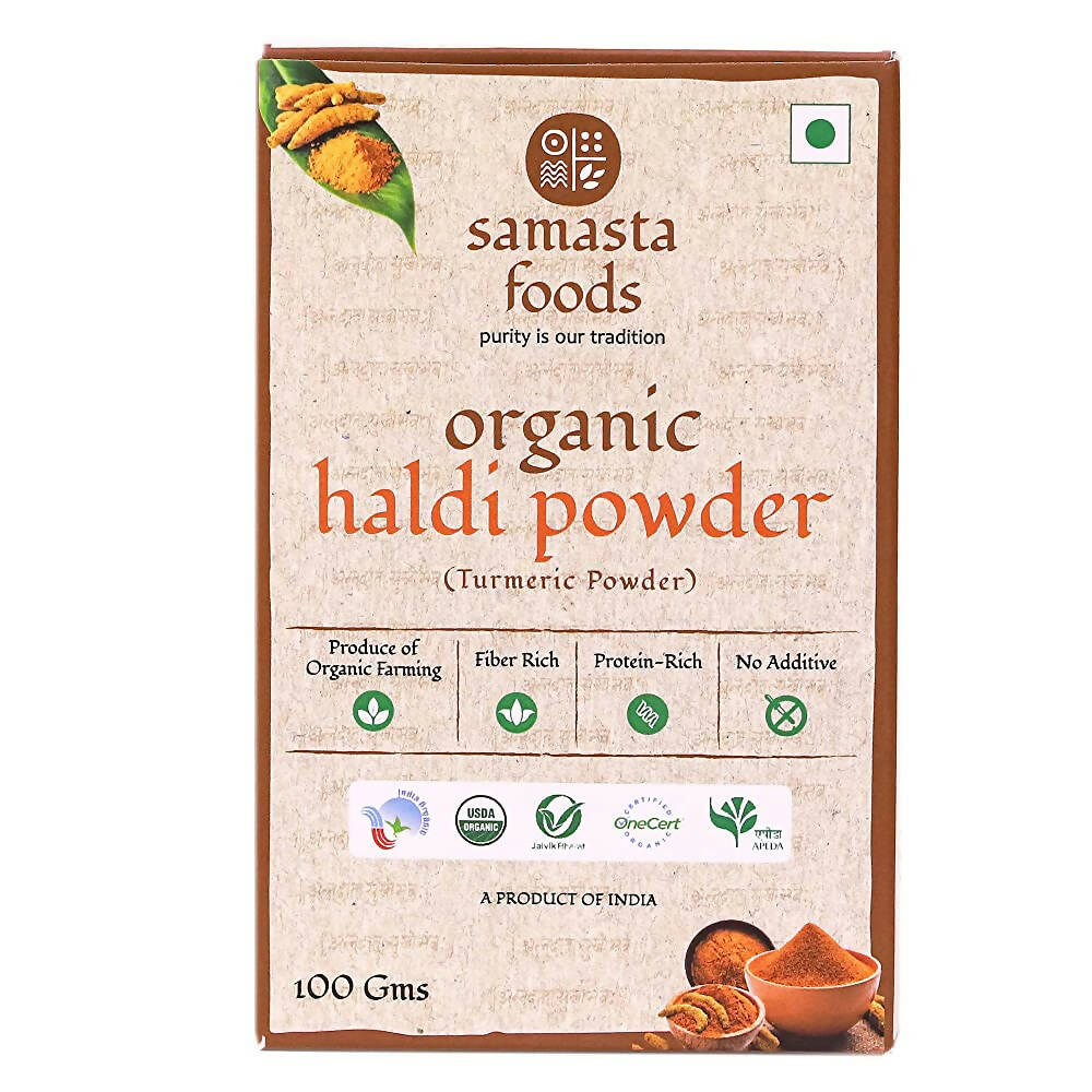Samasta Foods Organic Haldi Powder (Turmeric Powder) - Distacart