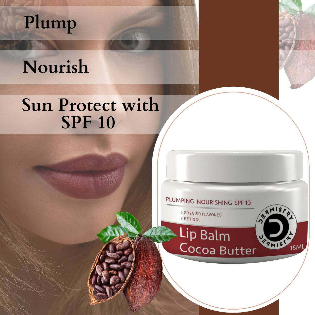 Dermistry Nourishing Cocoa Butter Lip Balm & Coffee Lip Scrub - Distacart