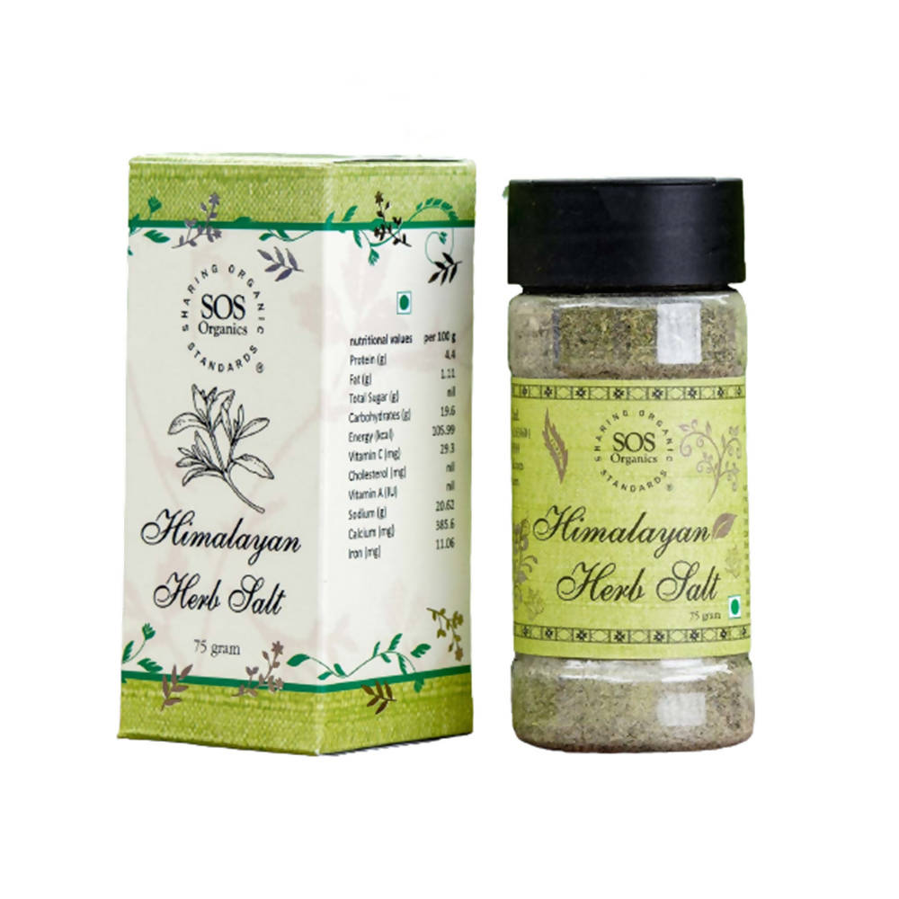 SOS Organics Himalayan Herb Salt - Distacart