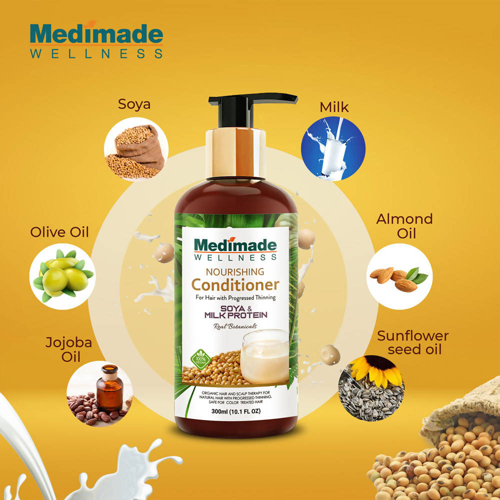 Medimade Wellness Nourishing Conditioner With Soya & Milk Protein - Distacart