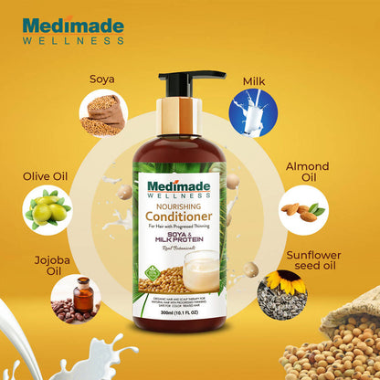 Medimade Wellness Nourishing Conditioner With Soya & Milk Protein - Distacart