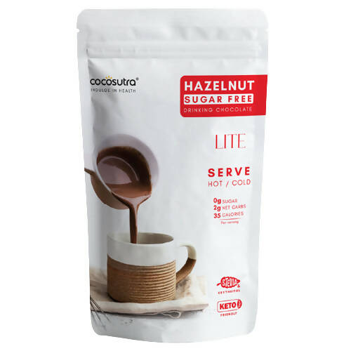 Cocosutra Lite - Hazelnut Sugar Free Drinking Chocolate Mix - Distacart