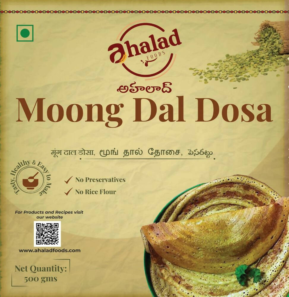 Ahalad Foods Moong Dal Dosa Mix - Distacart