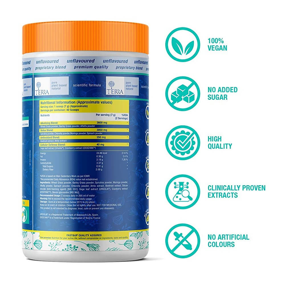 Fast&Up Active Greens Supplement - Distacart