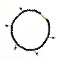 Thumbnail for Mominos Fashion Kamal Johar Black Beads Anklets