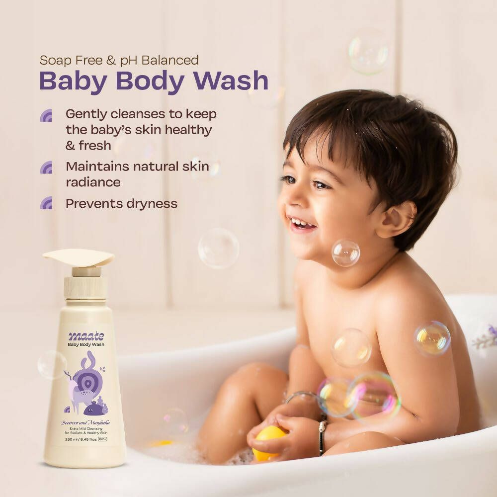 Maate Baby Body Wash | Soft & Supple Baby Skin with Extra Mild Natural Baby Wash - Distacart