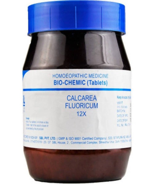 SBL Homeopathy Calcarea Fluorica Biochemic Tablet 12X 450 gm