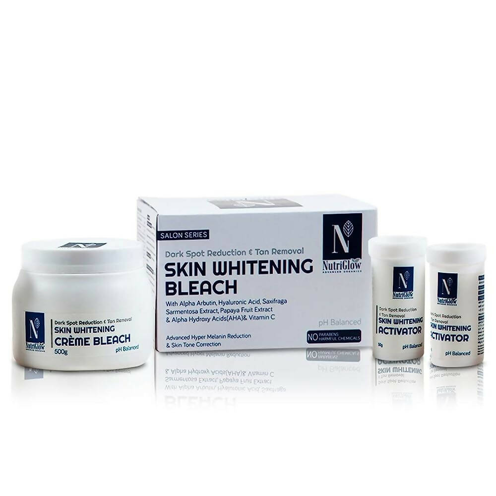 NutriGlow Advanced Organics Cream Bleach Kit - Distacart