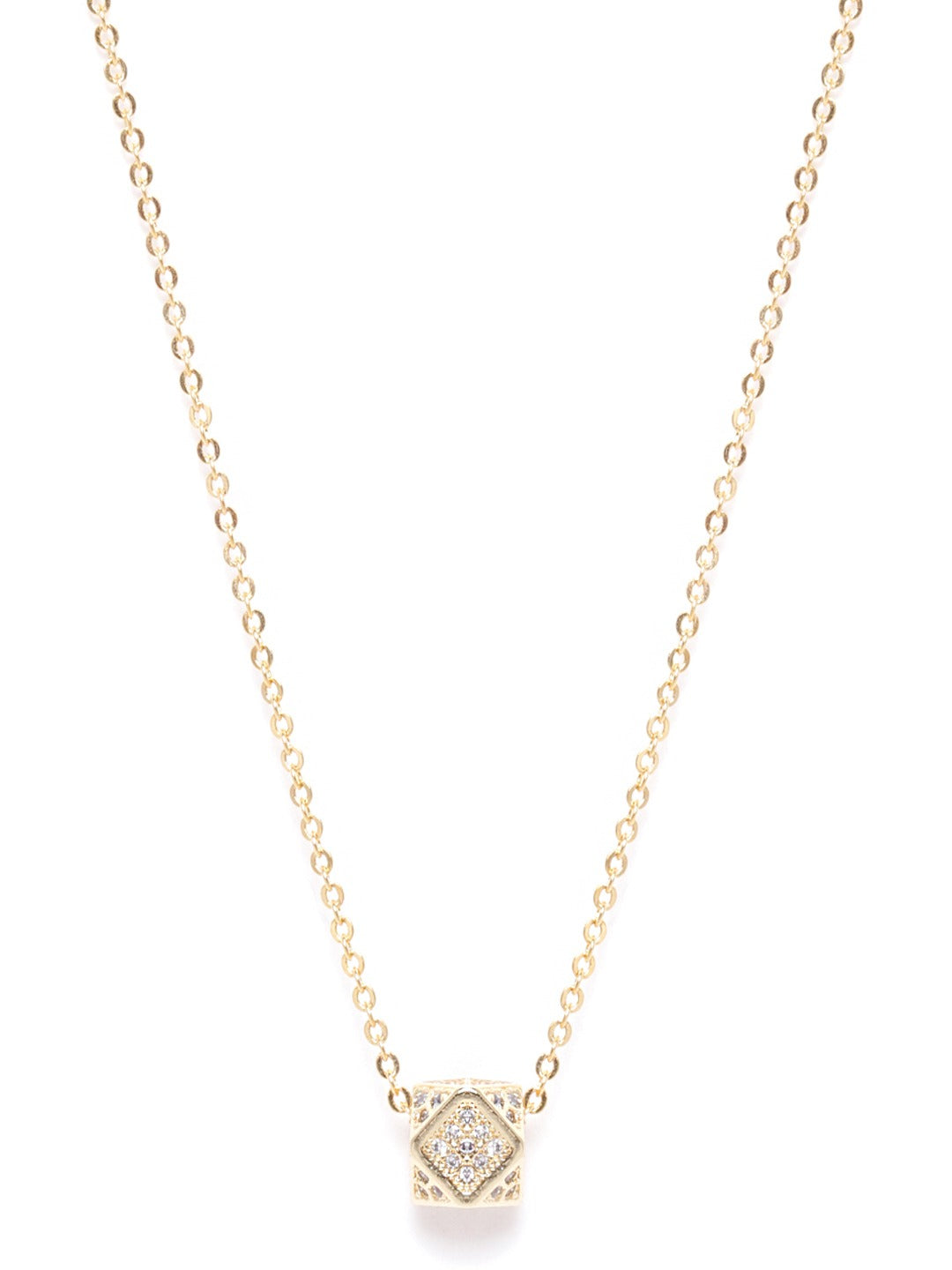 Priyaasi Women Gold-Plated American Diamond Studded Mangalsutra - Distacart