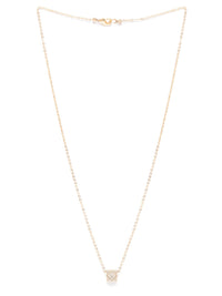 Thumbnail for Priyaasi Women Gold-Plated American Diamond Studded Mangalsutra - Distacart
