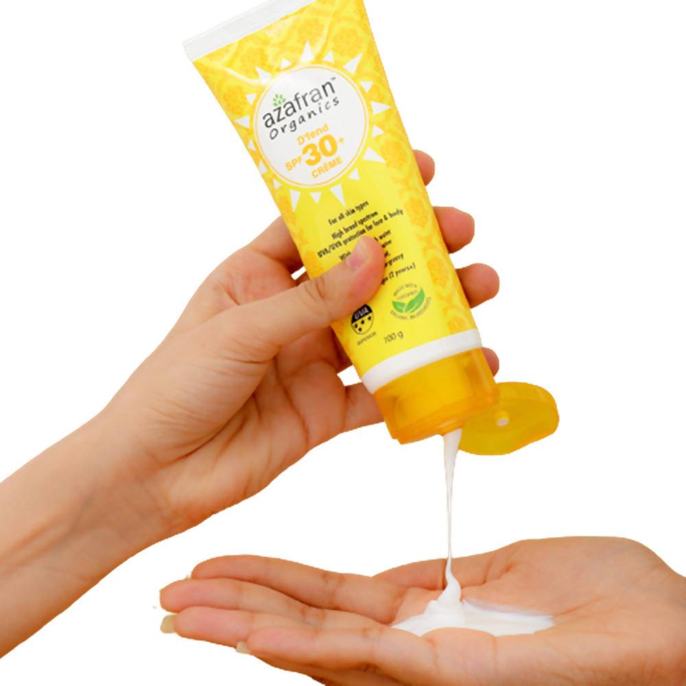 Azafran Organics D’fend SPF 30+ Creme - Distacart