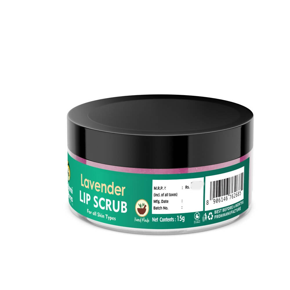Lakshmi Krishna Naturals Lavender Lip Scrub - Distacart