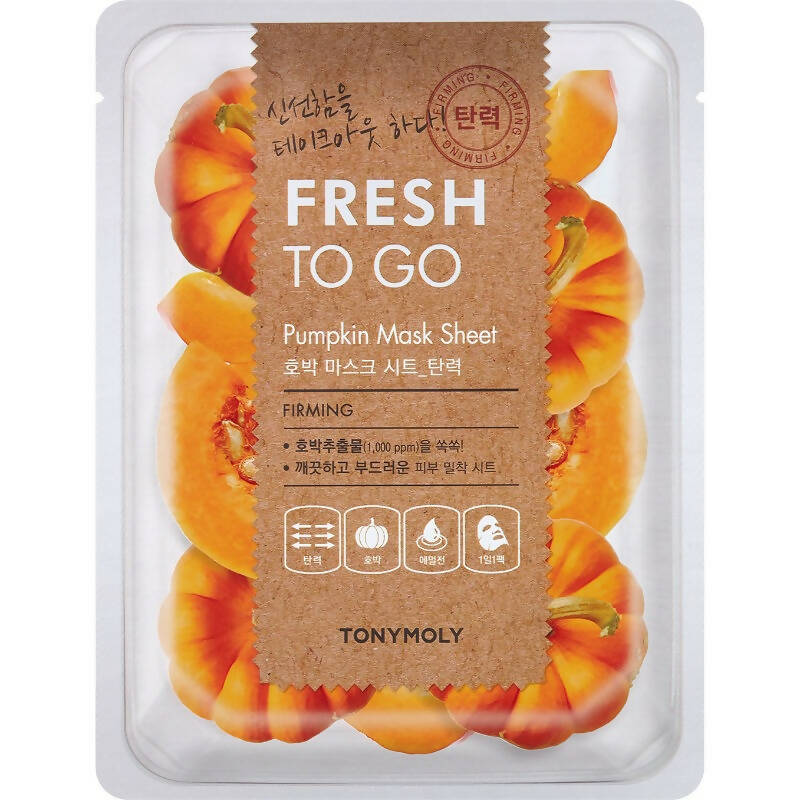Tonymoly Fresh To Go Pumpkin Mask Sheet Firming - Distacart