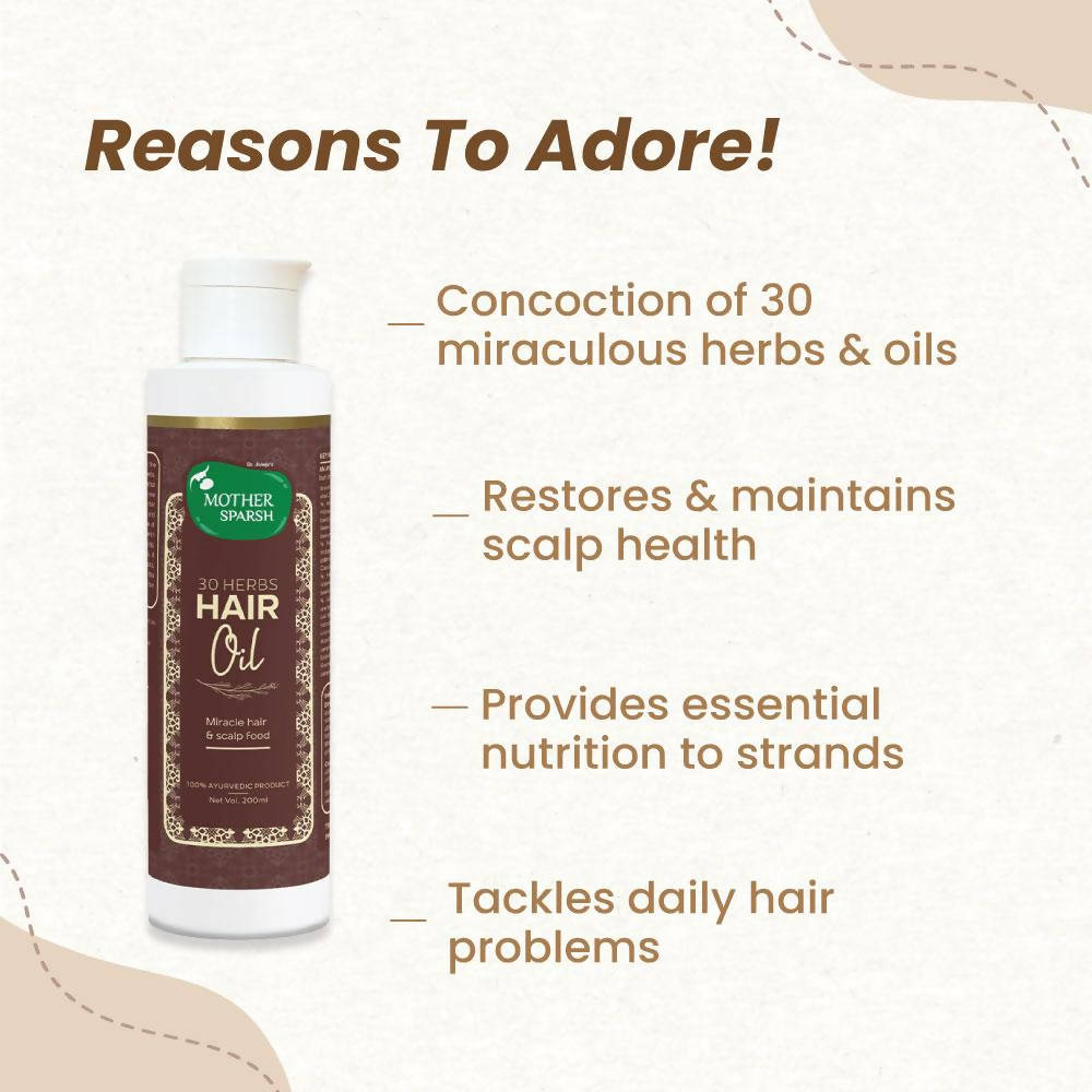 Mother Sparsh 30 Herbs Hair Oil