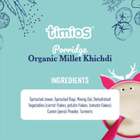 Thumbnail for Timios Organic Millet Khichdi Porridge Ingredients