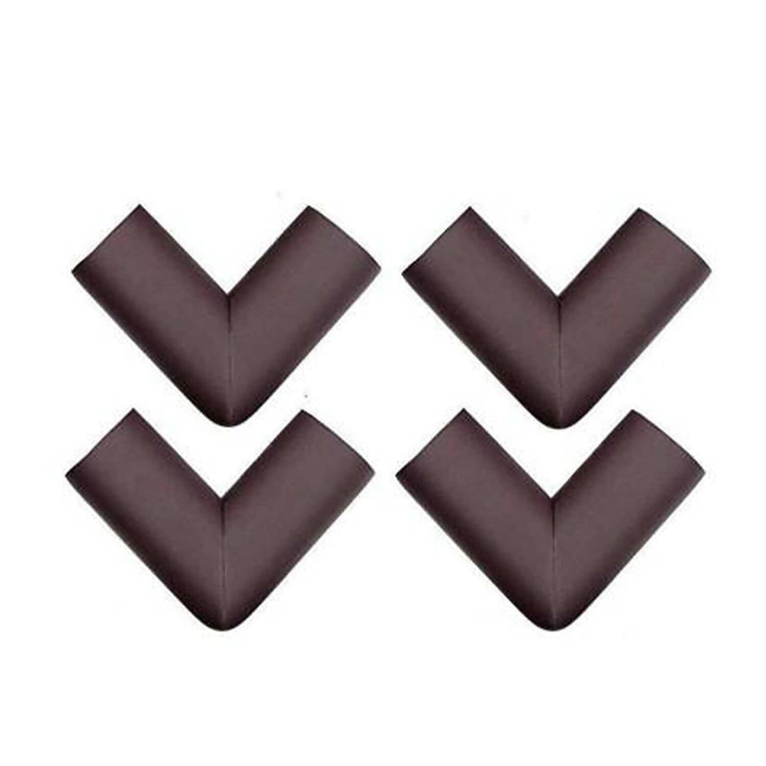 Safe-O-Kid Set of 4 Corner U Shaped Corner Guards for Kids safety- Brown-Large - Distacart