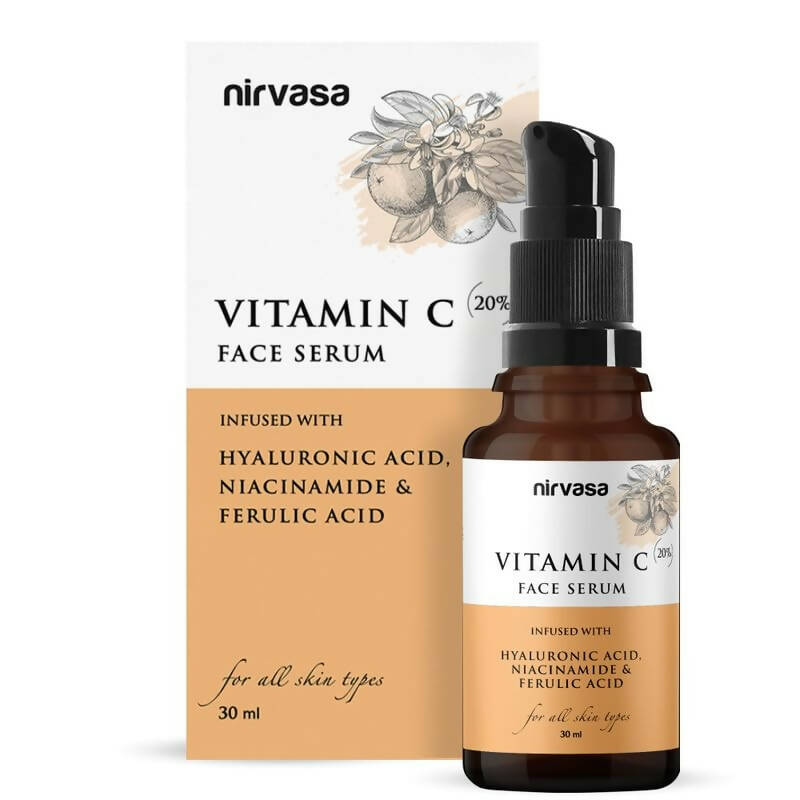 Nirvasa 20% Vitamin C Face Serum - Distacart