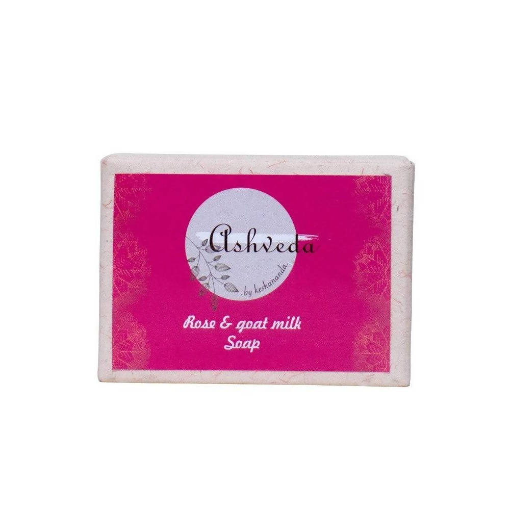 Keshananda Ashveda Rose & Goat Milk soap - Distacart