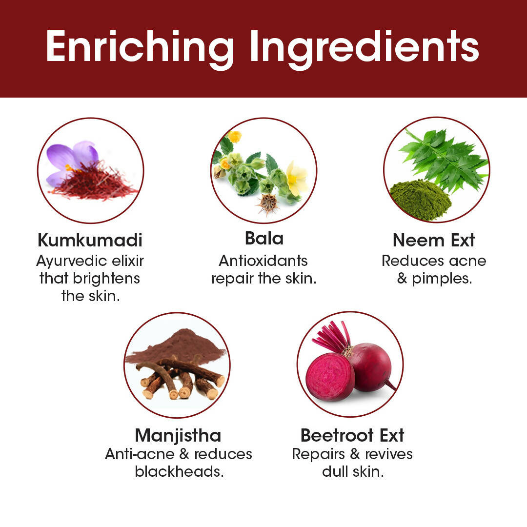 TAC - The Ayurveda Co. 10% Kumkumadi Night Gel for Glowing Skin - Distacart