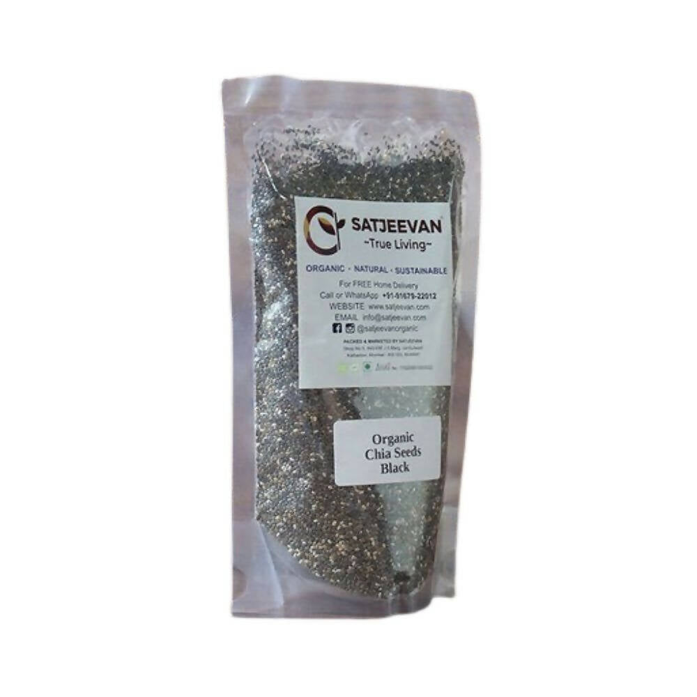 Satjeevan Organic Chia Seeds Black - Distacart