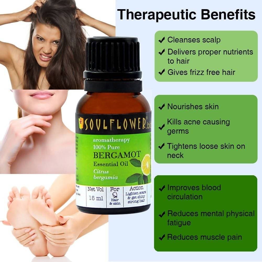 Soulflower Bergamot Essential Oil - Distacart