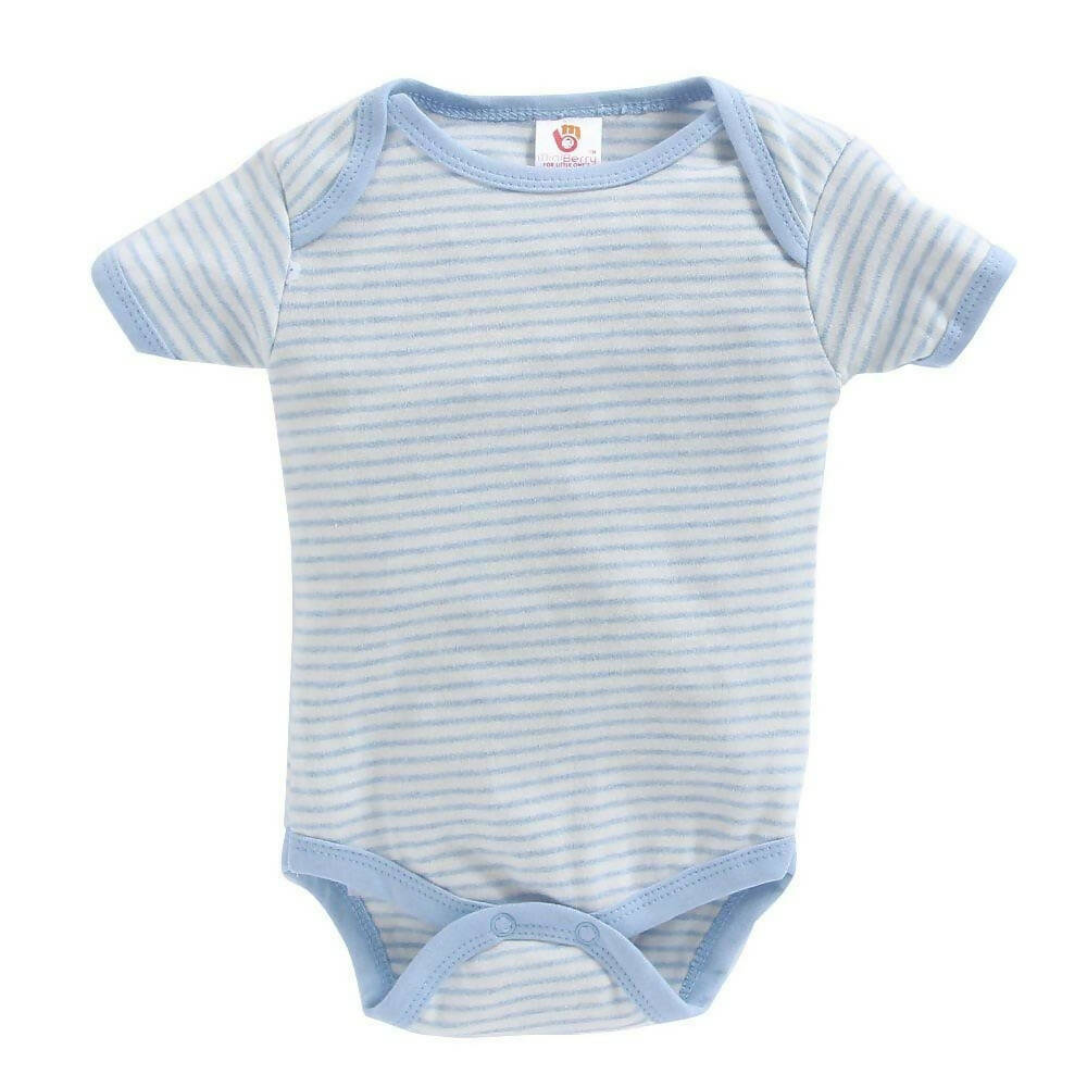 EIO New Born Baby Rompers Body Suits Jump Suit For Boys And Girls - Blue - Distacart
