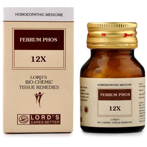 Lord's Homeopathy Ferrum Phos Biochemic Tablets
