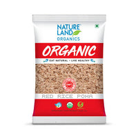 Thumbnail for Nature Land Organics Red Rice Poha - Distacart