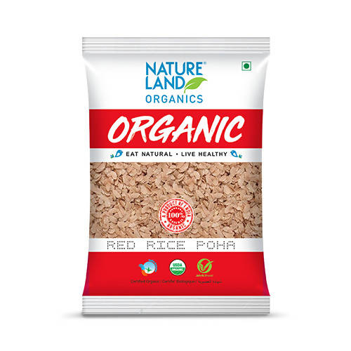 Nature Land Organics Red Rice Poha - Distacart