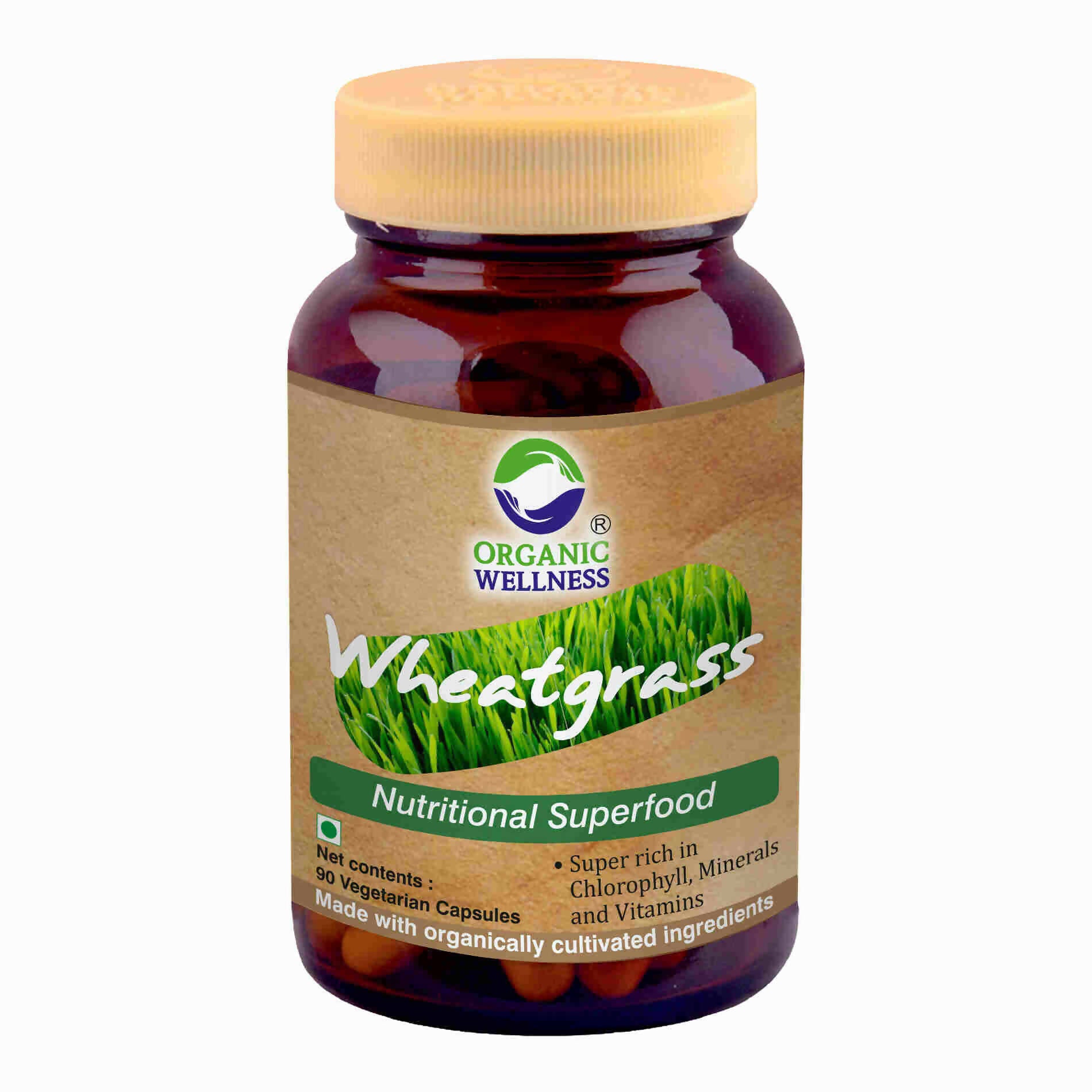 Organic Wellness Wheat Grass Capsules - Distacart