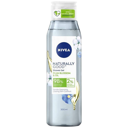 Nivea Naturally Good Plum Blossom & Oil Shower Gel