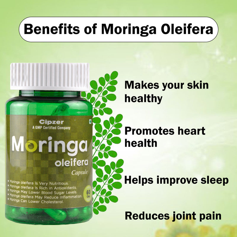 Cipzer Moringa Oleifera Capsules - Distacart