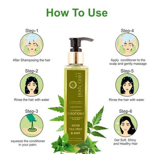 Body Gold Anti Dandruff Hair Conditioner Neem Tea Tree & Mint How To Use
