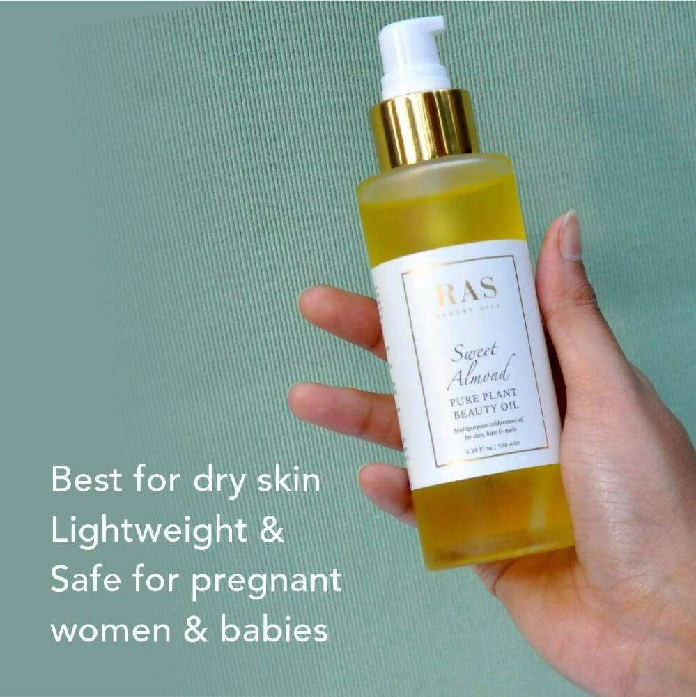 Ras Luxury Oils Sweet Almond Pure Plant Oil - Distacart