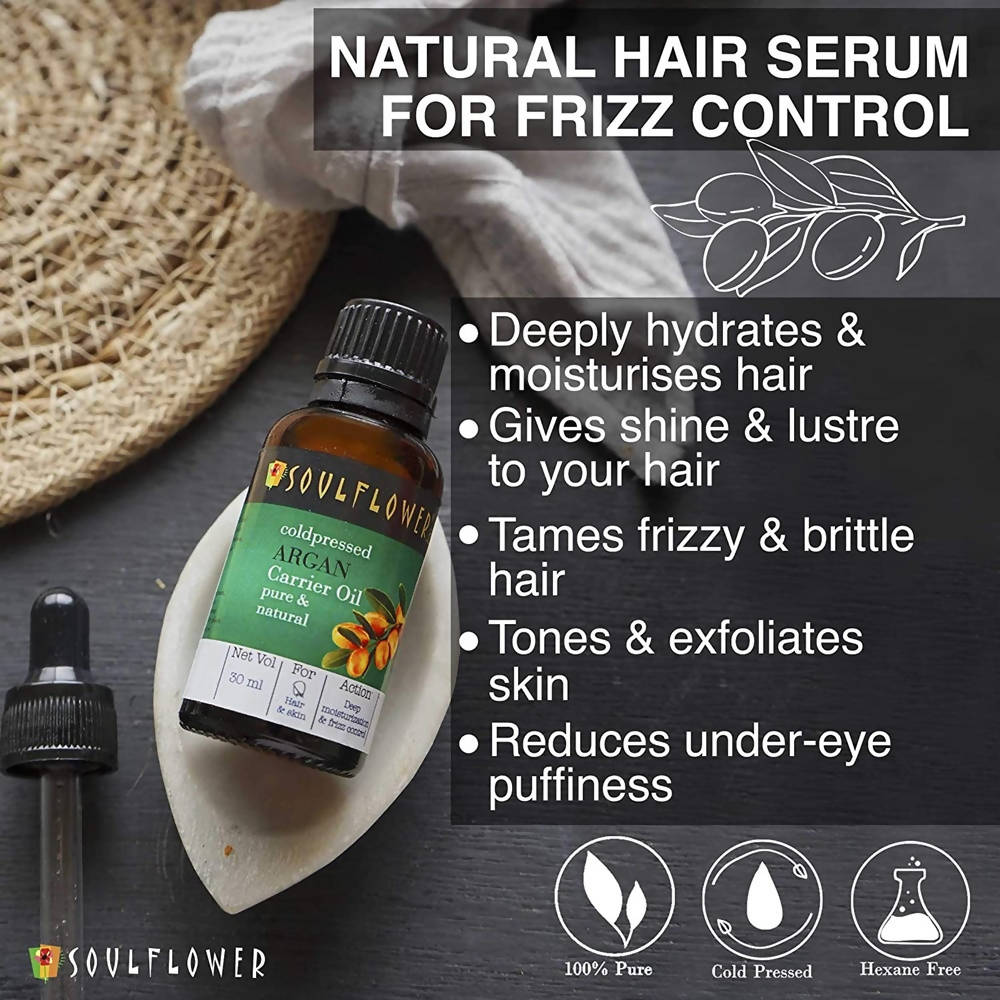 Soulflower Cold Pressed Argan Carrier Oil