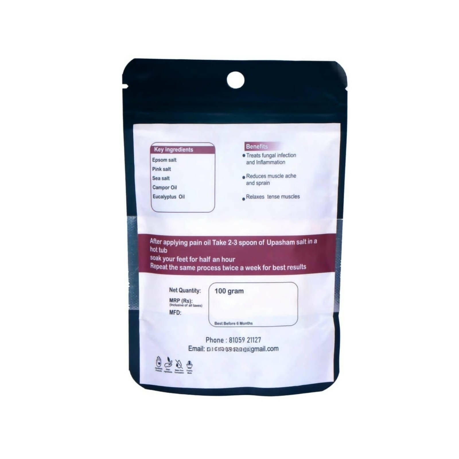 Nature's Vein Upasham Salt - Distacart