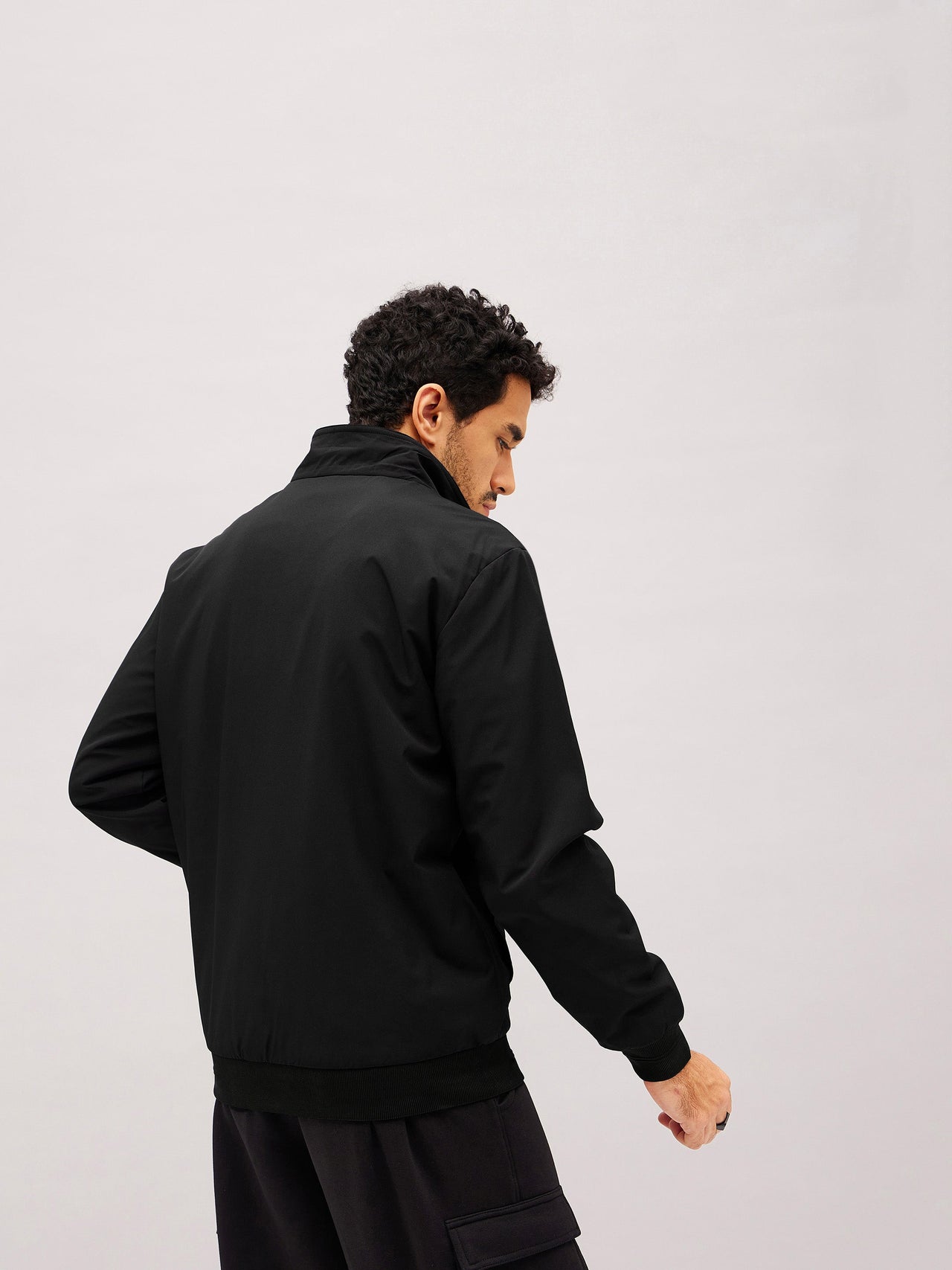Lyush Men Black Full Sleeve Front Pocket Jacket - Distacart
