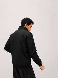 Thumbnail for Lyush Men Black Full Sleeve Front Pocket Jacket - Distacart