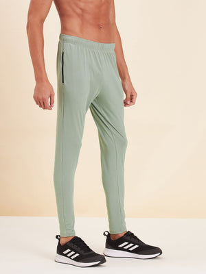 Lyush - Mascln Men's Olive Dry Fit Stretchable Slim Track Pants - Distacart