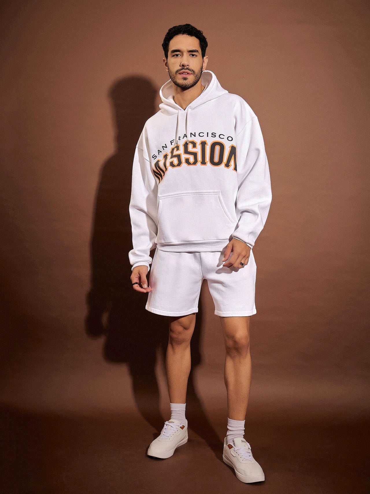 206ONE Skateboards — 1400GSM Hoodie (Beige)