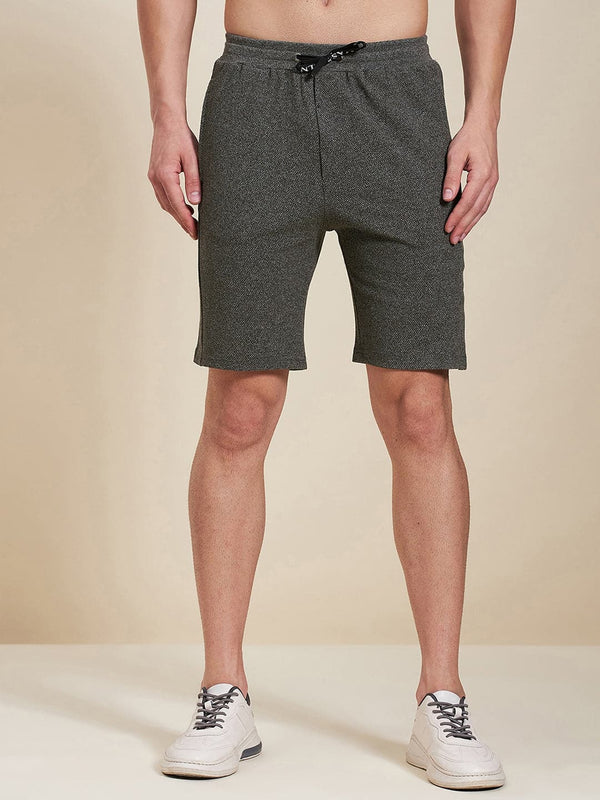 Lyush - Mascln Men's Dark Grey Bermuda Shorts - Distacart