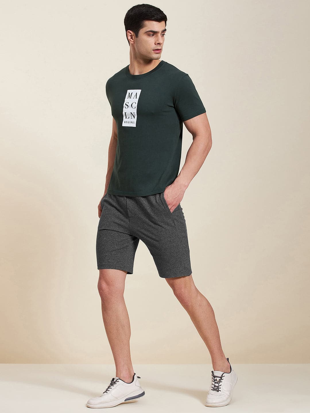 Lyush - Mascln Men's Dark Grey Bermuda Shorts - Distacart