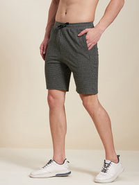Thumbnail for Lyush - Mascln Men's Dark Grey Bermuda Shorts - Distacart