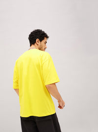 Thumbnail for Lyush Yellow LOVE AIR Oversized T-Shirt - Distacart
