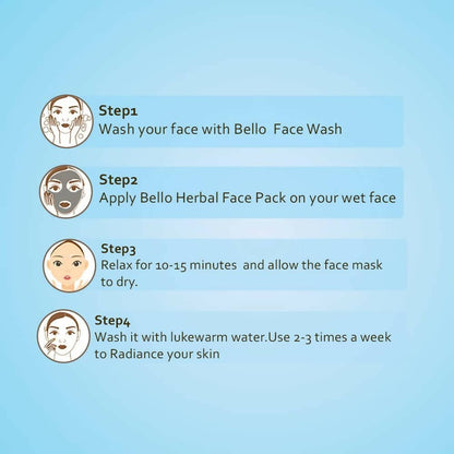 Bello Herbals Dead Sea Mud Face Mask - Distacart
