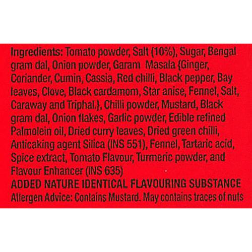 MTR Tomato Rice Powder  Ingredients